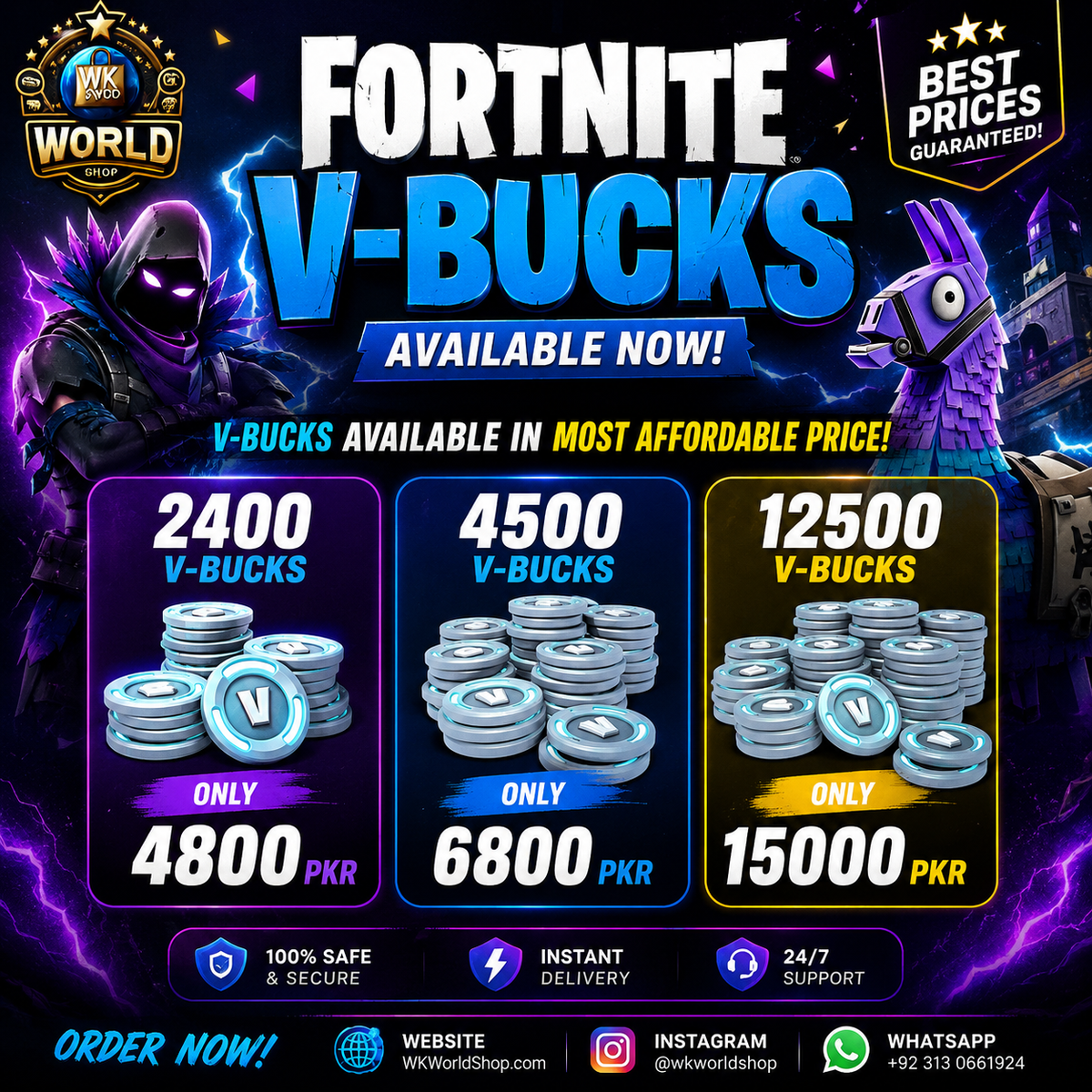 Fortnite V-Bucks - WK World Shop