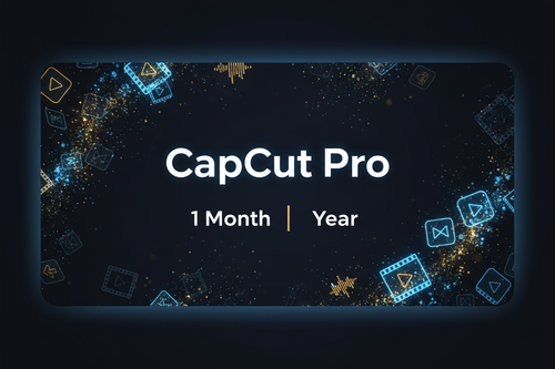 CapCut Pro Private Account 1 Month & 1 Year