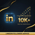 LinkedIn Followers with Blended Logo